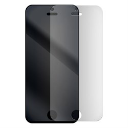 Стекло защитное гибридное МАТОВОЕ Krutoff для iPhone 5/5S/5C/SE