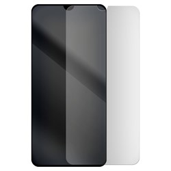 Стекло защитное гибридное МАТОВОЕ Krutoff для Xiaomi Redmi Note 8 Pro