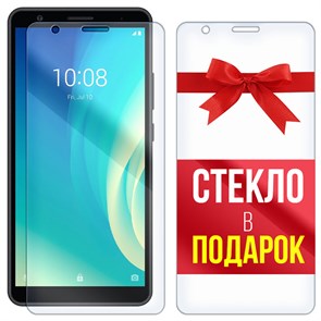 Комплект из 2-x защитных гибридных стекл Krutoff ZTE Blade L210