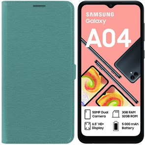 {{photo.Alt || photo.Description || 'Чехол-книжка Krutoff Eco Book для Samsung Galaxy A04 (A045) зеленый опал'}}