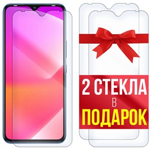 Комплект из 3-x защитных гибридных стекл Krutoff для INFINIX Smart 6 Plus