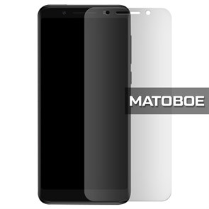 Стекло защитное гибридное МАТОВОЕ Krutoff для Alcatel 3X (2018) / 5058I