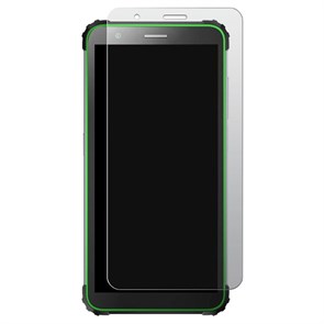 Стекло защитное гибридное МАТОВОЕ Krutoff для Blackview BV6600E