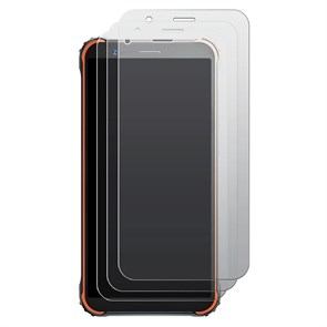 Комплект из 3-x защитных гибридных стекол МАТОВЫХ Krutoff для Blackview BV4900