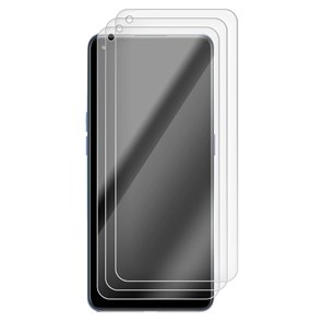 Комплект из 3-x защитных гибридных стекл Krutoff для OPPO Reno 7 SE
