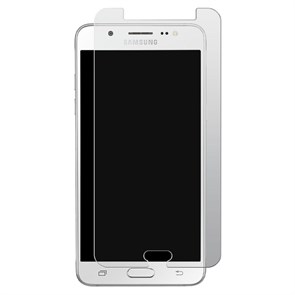 Стекло защитное гибридное МАТОВОЕ Krutoff для Samsung Galaxy J5 (2016)