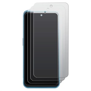Комплект из 3-x защитных гибридных стекол МАТОВЫХ Krutoff для Nokia XR20