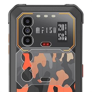 Стекло защитное гибридное МАТОВОЕ Krutoff для камеры Oukitel F150 B1 Pro (2 шт.)