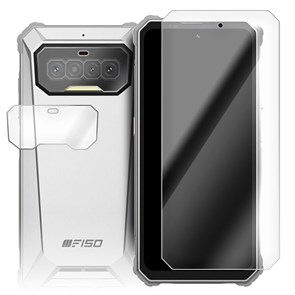 Стекло защитное гибридное Krutoff для Oukitel F150 Pro R2022 + камера (2шт.)