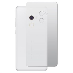 Стекло защитное гибридное МАТОВОЕ Krutoff для Xiaomi Mi Mix 2 задняя сторона