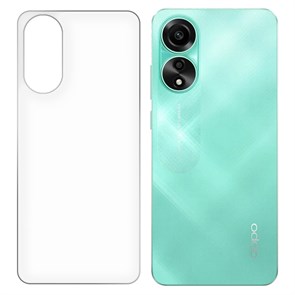 Стекло защитное гибридное Krutoff для Oppo A78 задняя сторона