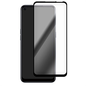 Стекло защитное Full Glue Premium Krutoff для Huawei Nova 7 5G черное