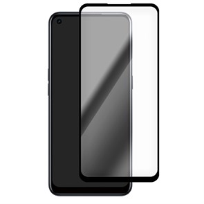 Стекло защитное Full Glue Premium Krutoff для Huawei Nova 7 SE/7 SE 5G черное