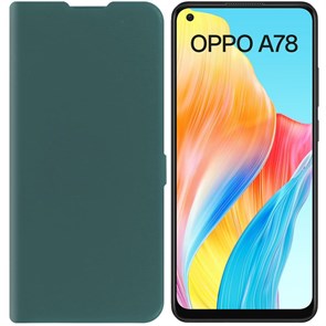 {{photo.Alt || photo.Description || 'Чехол-книжка Krutoff Eco Book для OPPO A78 4G зелёный опал'}}