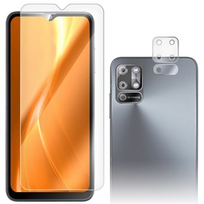 Стекло защитное гибридное Krutoff для F+ SP65 + защита камеры (2шт.)