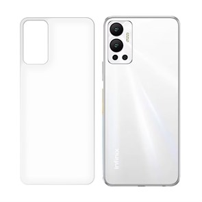 Стекло защитное гибридное Krutoff для INFINIX Hot 12 задняя сторона