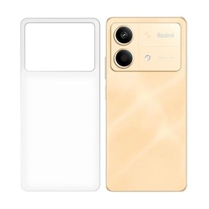 Стекло защитное гибридное Krutoff для Xiaomi Redmi Note 13R Pro задняя сторона