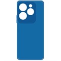 Чехол-накладка Krutoff Silicone Case для INFINIX Hot 40/ 40 Pro синий - фото 1002561