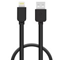 Кабель USB Lightning Krutoff Classic (0,2m) черный - фото 1009216