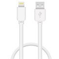 Кабель USB Lightning Krutoff Classic (0,2m) белый - фото 1009237