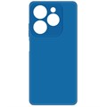Чехол-накладка Krutoff Silicone Case для INFINIX Hot 40i синий - фото 1011032