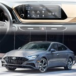 Защитное гибридное стекло Krutoff для экрана мультимедии Hyundai Sonata 8 (DN8) 2018 - 2022 - фото 309926