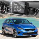 Защитное гибридное стекло Krutoff для экрана мультимедии KIA Ceed 3 (10 дюймов) 2018 - 2021 - фото 309930