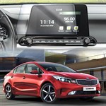 Защитное гибридное стекло Krutoff для экрана мультимедии KIA Cerato 4 (9 дюймов) 2018 - 2021 - фото 309932