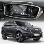 Защитное гибридное стекло Krutoff для экрана мультимедии KIA Sorento 3 Prime рестайлинг (8 дюймов) 2017 - 2020 - фото 309944