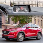 Защитное гибридное стекло Krutoff для экрана мультимедии Mazda CX-5 2 2017 - 2022 - фото 309995