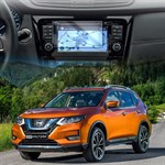 Защитное гибридное стекло Krutoff для экрана мультимедии Nissan X-Trail 2017 - 2022 - фото 319480