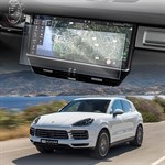 Защитное гибридное стекло Krutoff для экрана мультимедии Porsche Cayenne 3 2017 - 2022 - фото 320047