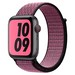 Ремешок Krutoff Nylon для Apple Watch 38/40mm (pink/black) 1 - фото 44379