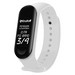 Ремешок силиконовый Krutoff для Xiaomi Mi Band 3/4 (white) - фото 45504