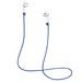 Силиконовый шнурок Krutoff для AirPods синий - фото 45544