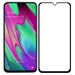 Стекло защитное (гибрид из FG) Krutoff для Samsung Galaxy A40 черное - фото 50489