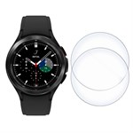 Стекло защитное гибридное Krutoff для Samsung Galaxy Watch 4 Classic (46mm) 2 шт. - фото 399144