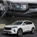 Защитное гибридное стекло Krutoff для экрана мультимедии Haval F7 1 2019-2021 - фото 403614