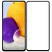 Стекло защитное Full Glue Premium Krutoff для Samsung Galaxy A72 черное - фото 49728