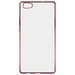 Накладка силиконовая с рамкой Krutoff для Huawei P8 Lite (rose gold) - фото 56446