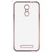 Накладка силиконовая с рамкой Krutoff для Xiaomi Redmi Note 3 (rose gold) - фото 56364