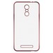 Накладка силиконовая с рамкой Krutoff для Xiaomi Redmi Note 3 (rose gold) - фото 56364