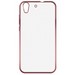 Накладка силиконовая с рамкой Krutoff для Huawei Y6II (rose gold) - фото 56572