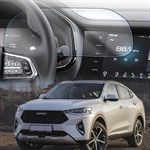 Защитное гибридное стекло Krutoff для экрана приборной панели Haval F7x 1 2019-2022 - фото 430399