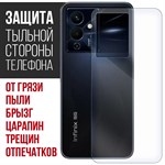 Стекло защитное гибридное Krutoff для INFINIX Note 12 Pro 5G задняя сторона - фото 446731