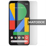 Стекло защитное гибридное МАТОВОЕ Krutoff для Google Pixel 4 XL - фото 492999