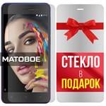 Комплект из 2-x защитных гибридных стекол МАТОВЫХ Krutoff для INOI 2 Lite 2021 - фото 493022