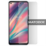 Стекло защитное гибридное МАТОВОЕ Krutoff для Wiko View 5 Plus - фото 493743