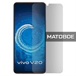 Стекло защитное гибридное МАТОВОЕ Krutoff для Vivo V20 - фото 500502