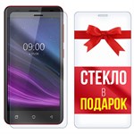 Комплект из 2-x защитных гибридных стекл Krutoff для BQ 5016G Choice - фото 517736